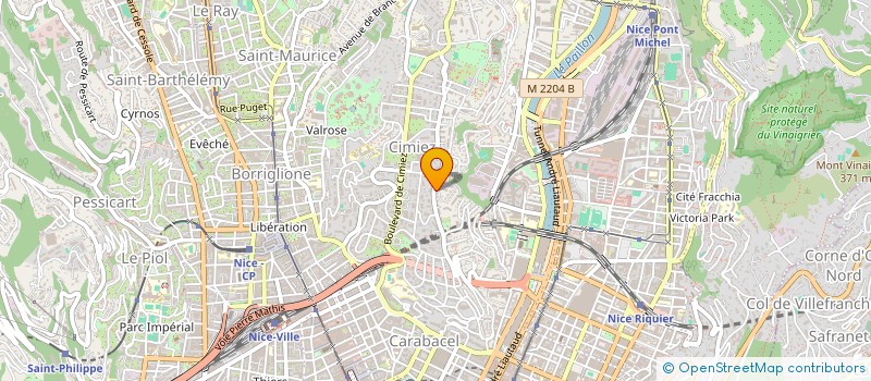 localisation de l'entreprise MMP à NICE