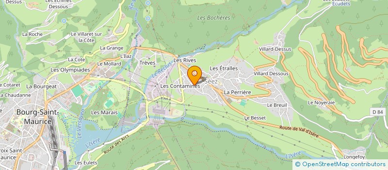 localisation de l'entreprise MMP  BOURG-SAINT-MAURICE