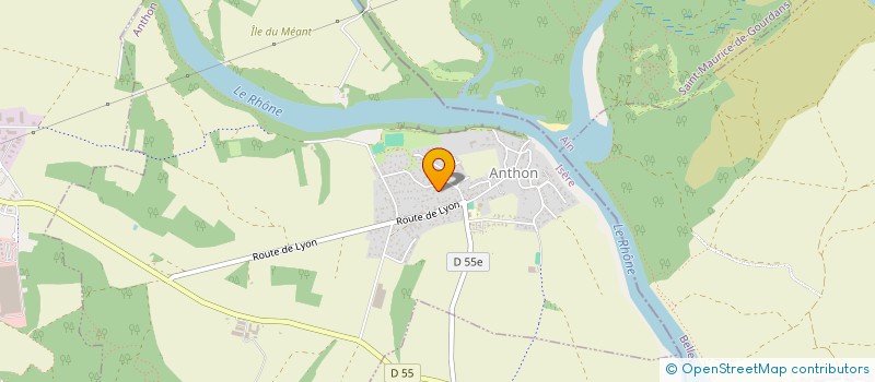 localisation de l'entreprise MMP-MENUISERIE MANGINI PATRICK  ANTHON