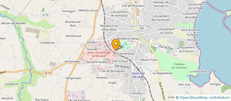 localisation de l'entreprise MMP OUEST  SAINT-POL-DE-LEON