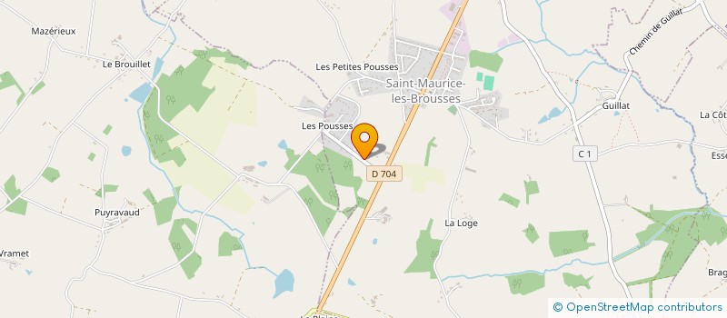 localisation de l'entreprise MMPB à SAINT-MAURICE-LES-BROUSSES