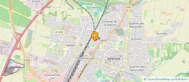 localisation de l'entreprise MMPH DIFFUSION  SELESTAT