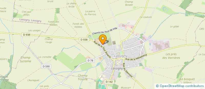 localisation de l'entreprise MMPP PATRIMOINE  LASSIGNY