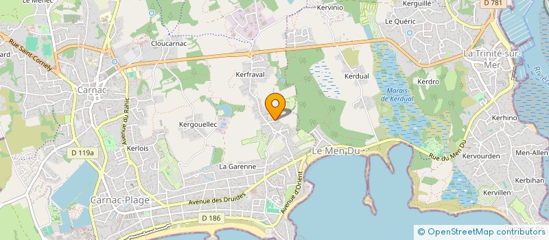 localisation de l'entreprise MMPROCESS  SAINT-PIERRE-QUIBERON