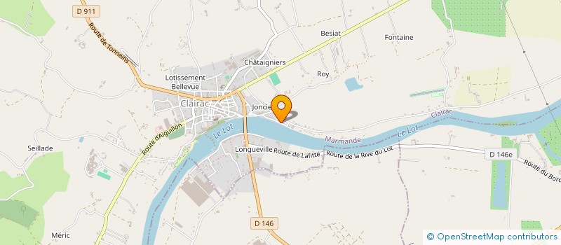 localisation de l'entreprise MMR  CLAIRAC