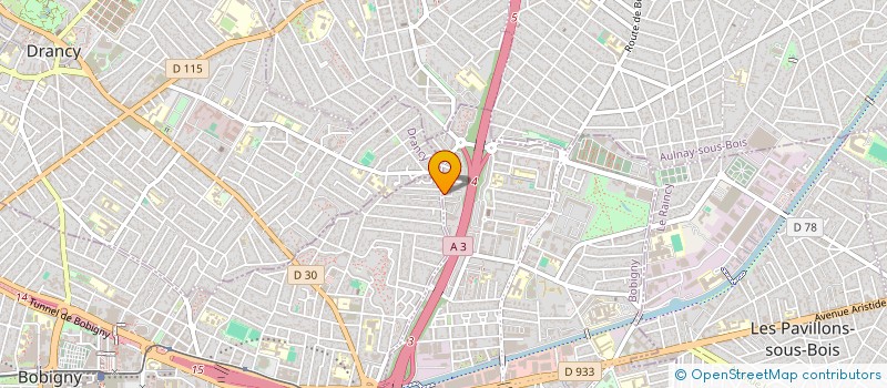 localisation de l'entreprise MMR  BONDY