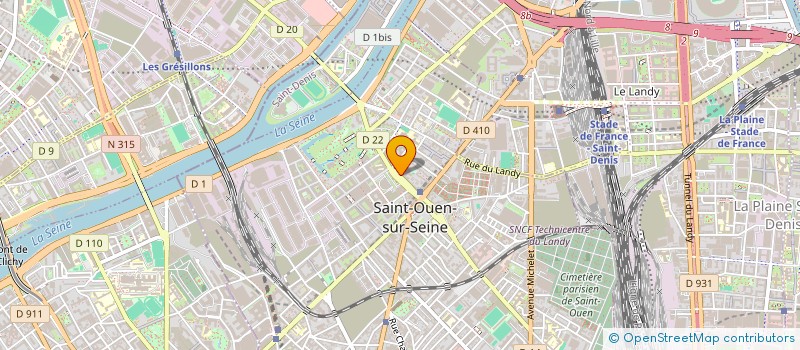 localisation de l'entreprise MMR BAT à SAINT-OUEN-SUR-SEINE