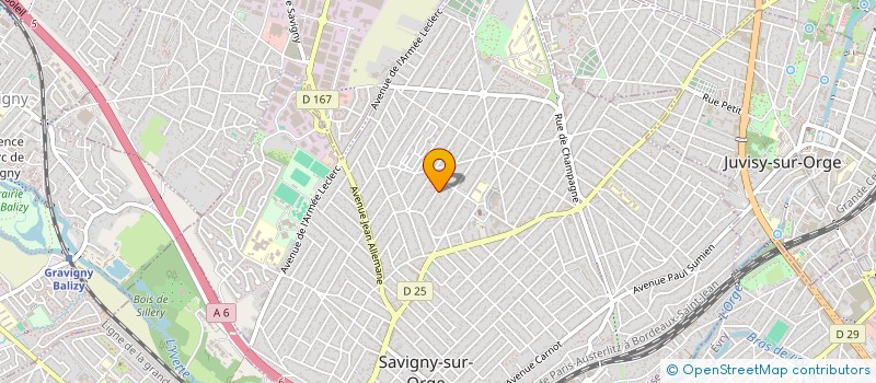 localisation de l'entreprise MMR BATIMENT à SAVIGNY-SUR-ORGE