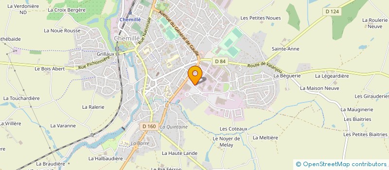 localisation de l'entreprise MMS  CHEMILLE-EN-ANJOU