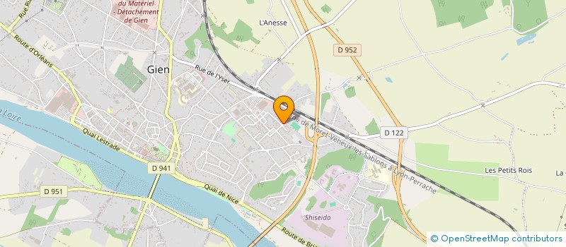 localisation de l'entreprise MMS à GIEN