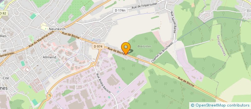 localisation de l'entreprise MMS à SARREGUEMINES