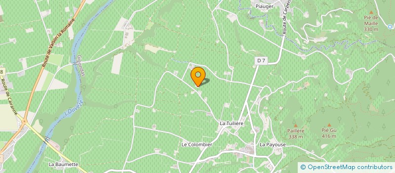 localisation de l'entreprise MMS  GIGONDAS