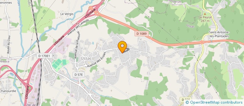 localisation de l'entreprise MMS  USSAC