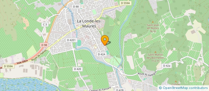 localisation de l'entreprise MMS AGENCEMENT à LA LONDE-LES-MAURES