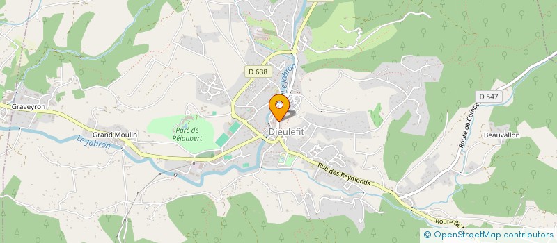 localisation de l'entreprise MMS'COIFFURE à DIEULEFIT