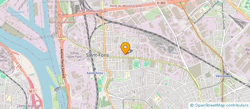 localisation de l'entreprise MMS COOP  SAINT-FONS