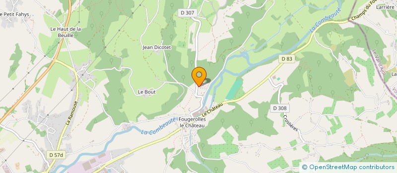 localisation de l'entreprise MMS CORBENAY  FOUGEROLLES-SAINT-VALBERT