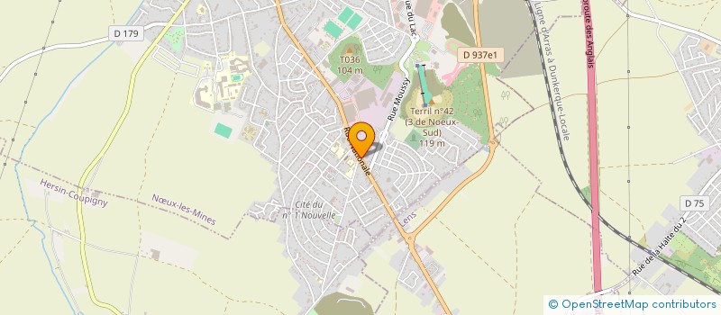 localisation de l'entreprise MMS DECO à NŒUX-LES-MINES