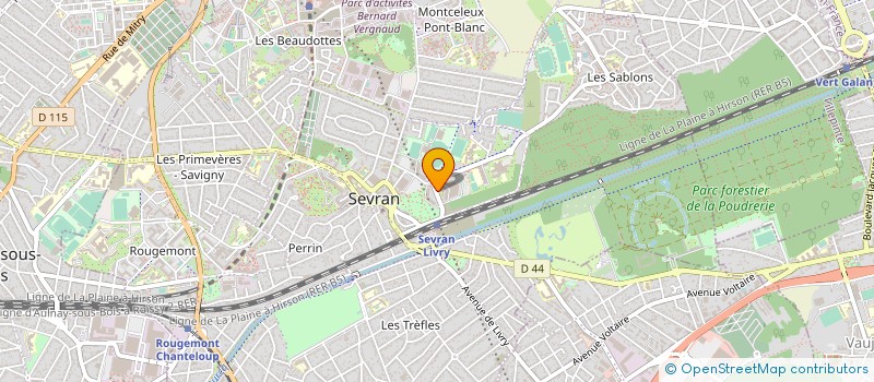 localisation de l'entreprise MMS FRERES à SEVRAN