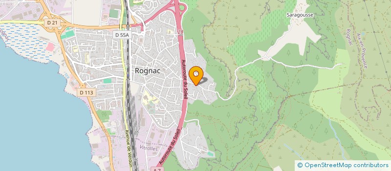 localisation de l'entreprise MMS HOLDING  ROGNAC