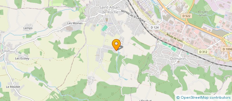 localisation de l'entreprise MMS IMMOBILIERE  SAINT-ALBAN-DE-ROCHE