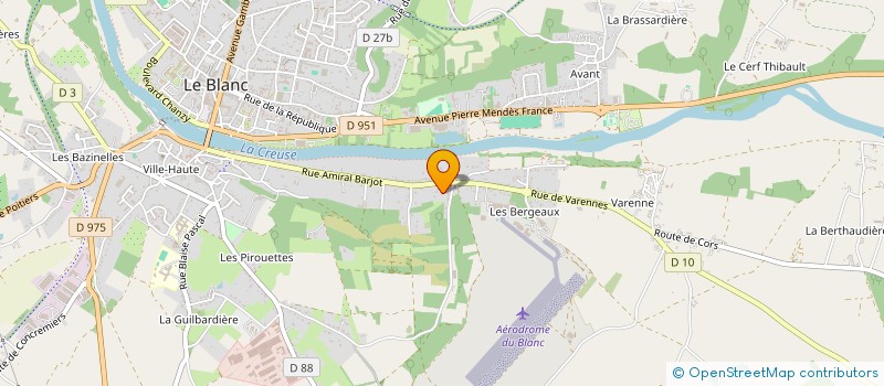 localisation de l'entreprise MMS LE BLANC à LE BLANC