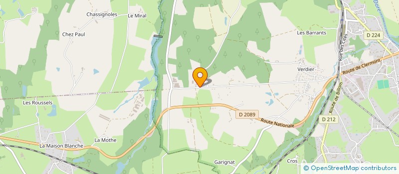 localisation de l'entreprise MMS - MARECHALERIE MESSELOD SEBASTIEN  PALLADUC