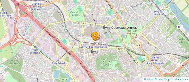 localisation de l'entreprise MMS-PRESTA SERVICES à EVRY-COURCOURONNES
