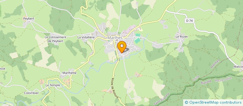 localisation de l'entreprise MMS PRO  MARLHES