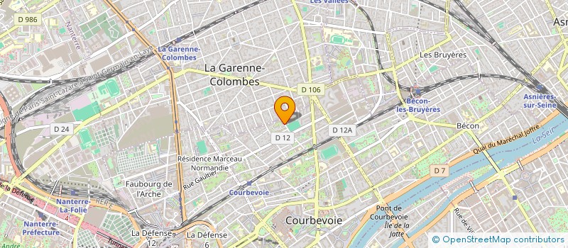 localisation de l'entreprise MMS PROD à COURBEVOIE