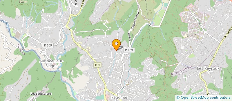 localisation de l'entreprise MMSL  PEGOMAS