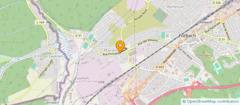 localisation de l'entreprise MMSO IMMOBILIER  FORBACH