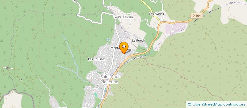 localisation de l'entreprise MMSP  SAINT-PAUL-LE-JEUNE