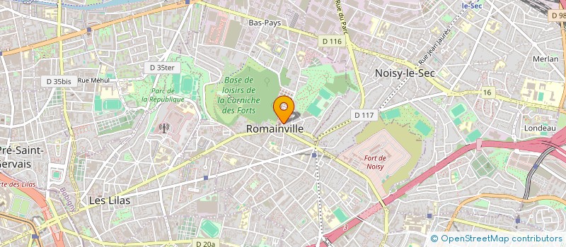 localisation de l'entreprise MMT à ROMAINVILLE