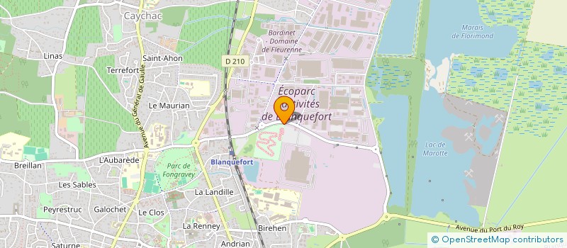 localisation de l'entreprise MMT-B à BLANQUEFORT