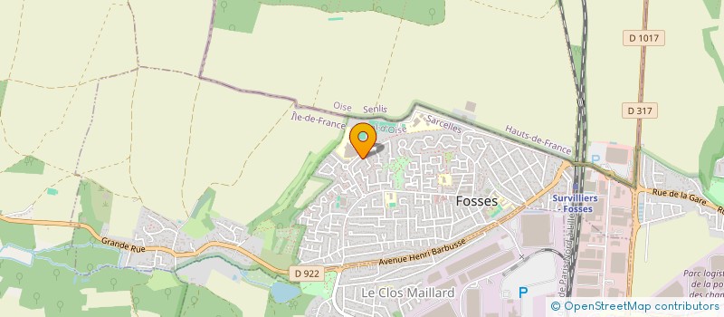 localisation de l'entreprise MMT FUNERAIRE  FOSSES