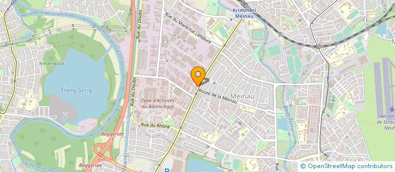 localisation de l'entreprise MMT INFORMATIQUE à STRASBOURG