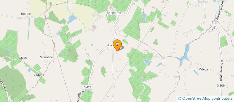 localisation de l'entreprise MMT INVEST  MONTETON