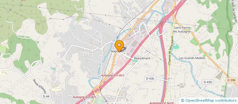 localisation de l'entreprise MMT NAPOLLON  AUBAGNE