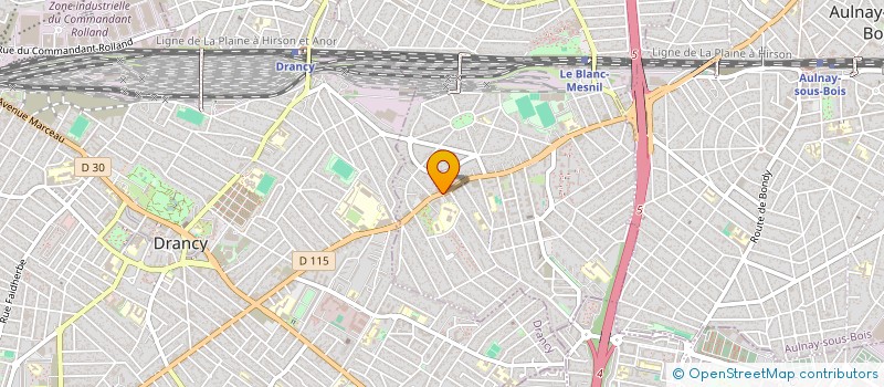 localisation de l'entreprise MMT TRANSPORTS à LE BLANC-MESNIL