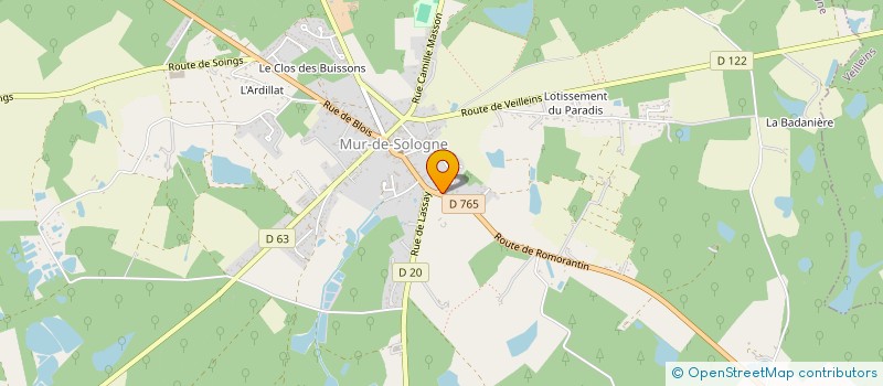 localisation de l'entreprise MMT41  MUR-DE-SOLOGNE