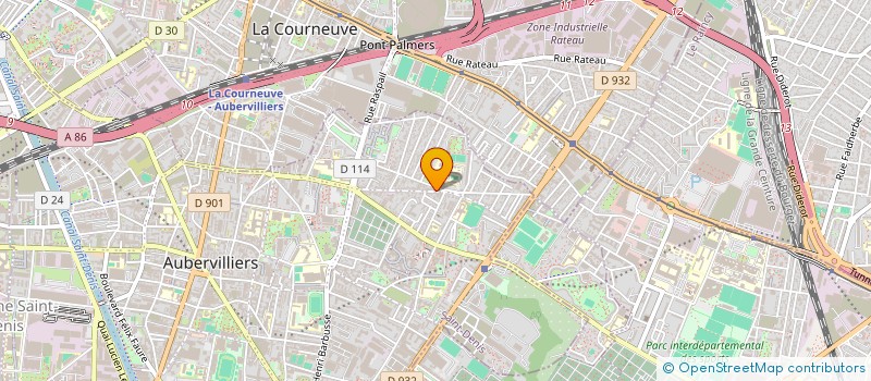 localisation de l'entreprise MMTA à AUBERVILLIERS