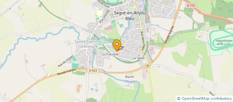 localisation de l'entreprise MMTL à SEGRE-EN-ANJOU BLEU