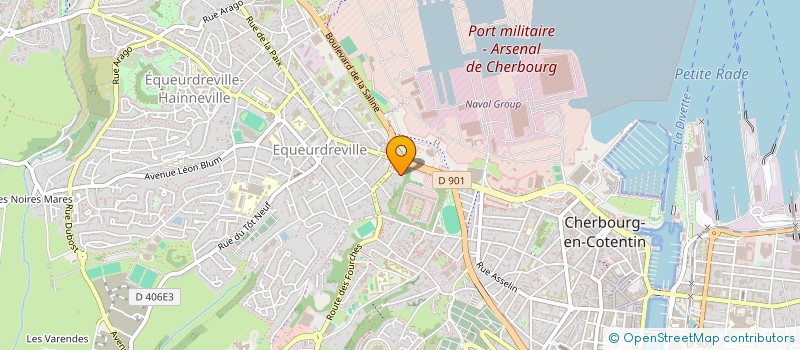localisation de l'entreprise MMTP à CHERBOURG-EN-COTENTIN