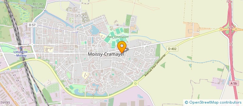 localisation de l'entreprise MMV à MOISSY-CRAMAYEL