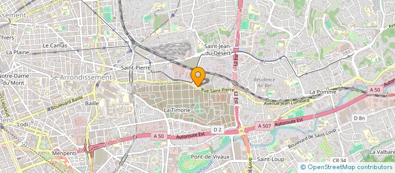 localisation de l'entreprise MMVA à MARSEILLE