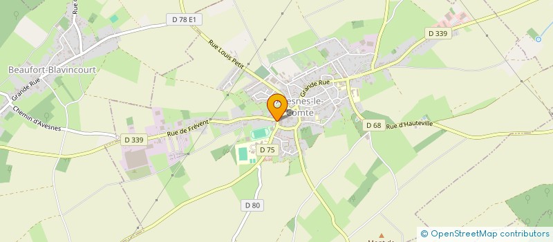 localisation de l'entreprise MMW  AVESNES-LE-COMTE