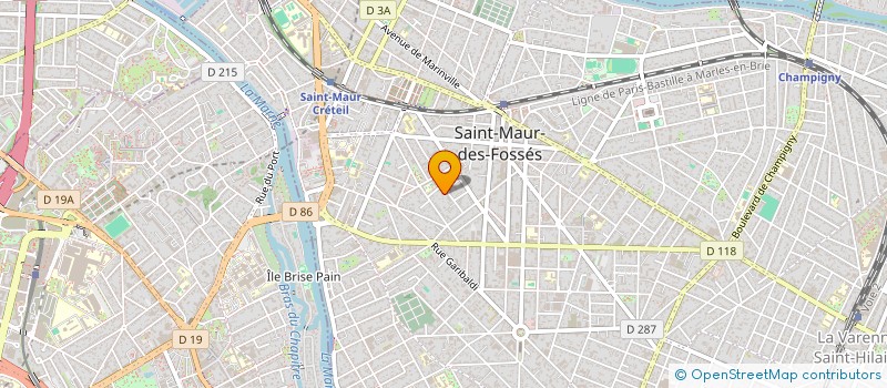 localisation de l'entreprise MMW HOLDING à SAINT-MAUR-DES-FOSSES