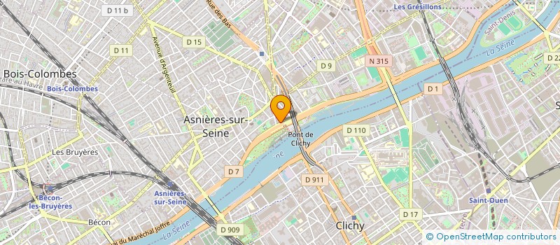 localisation de l'entreprise MMXL PRODUCTION  ASNIERES-SUR-SEINE