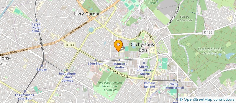 localisation de l'entreprise MMY TRANSPORTS à CLICHY-SOUS-BOIS